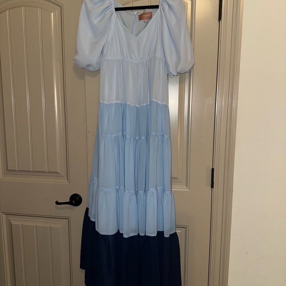 JessaKae Soft Blue Maxi Dress